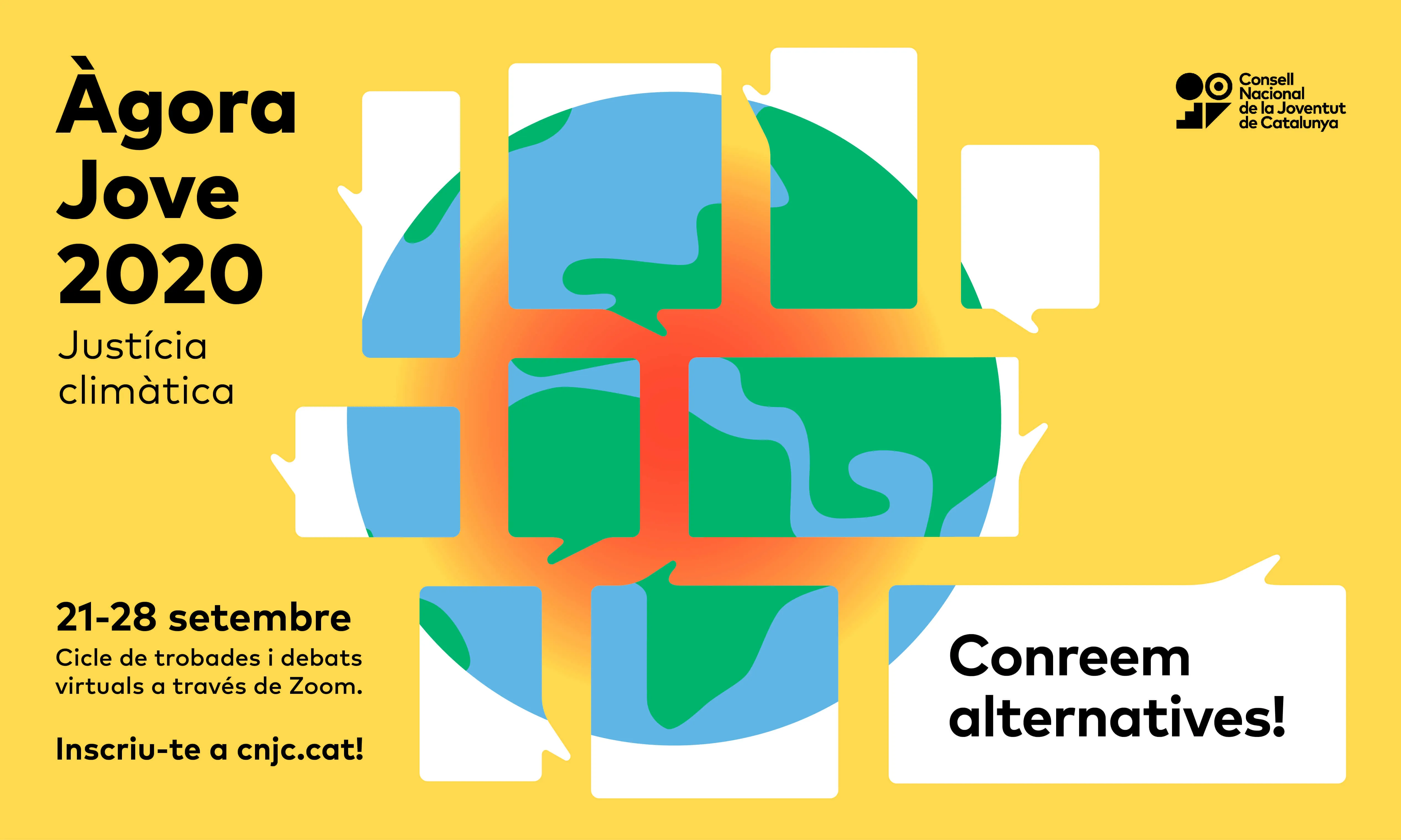 Cartell de l'Àgora Jove 2020