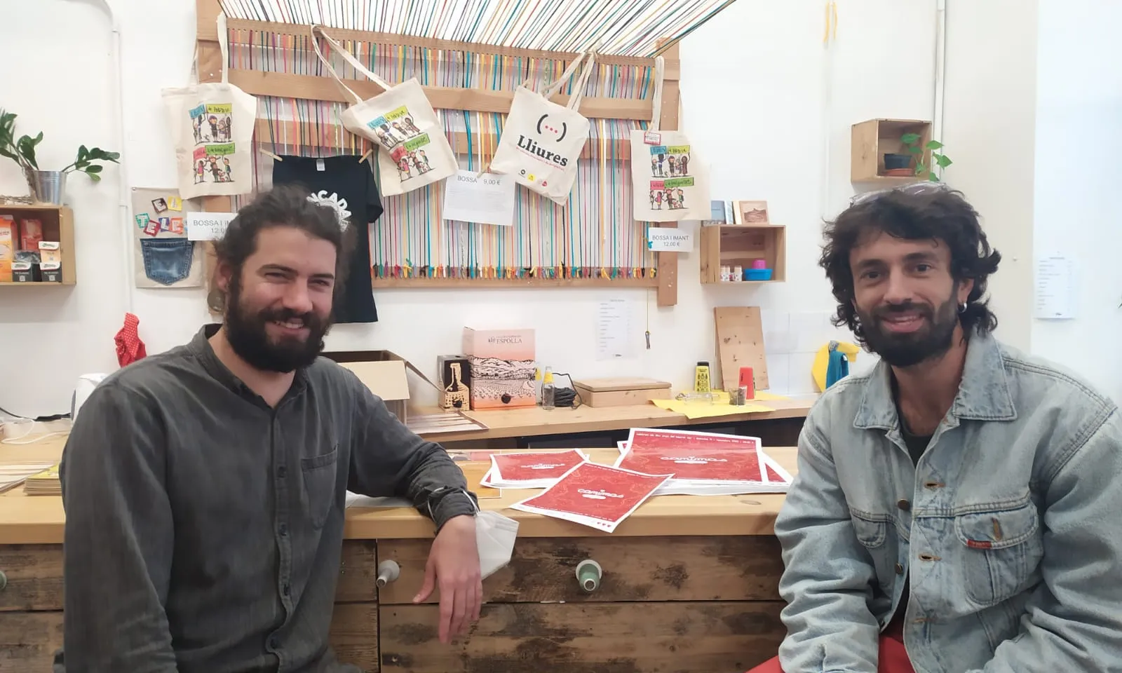 En David Martos i en Xavi Garriga són membres de l'Ateneu Coma Cros.