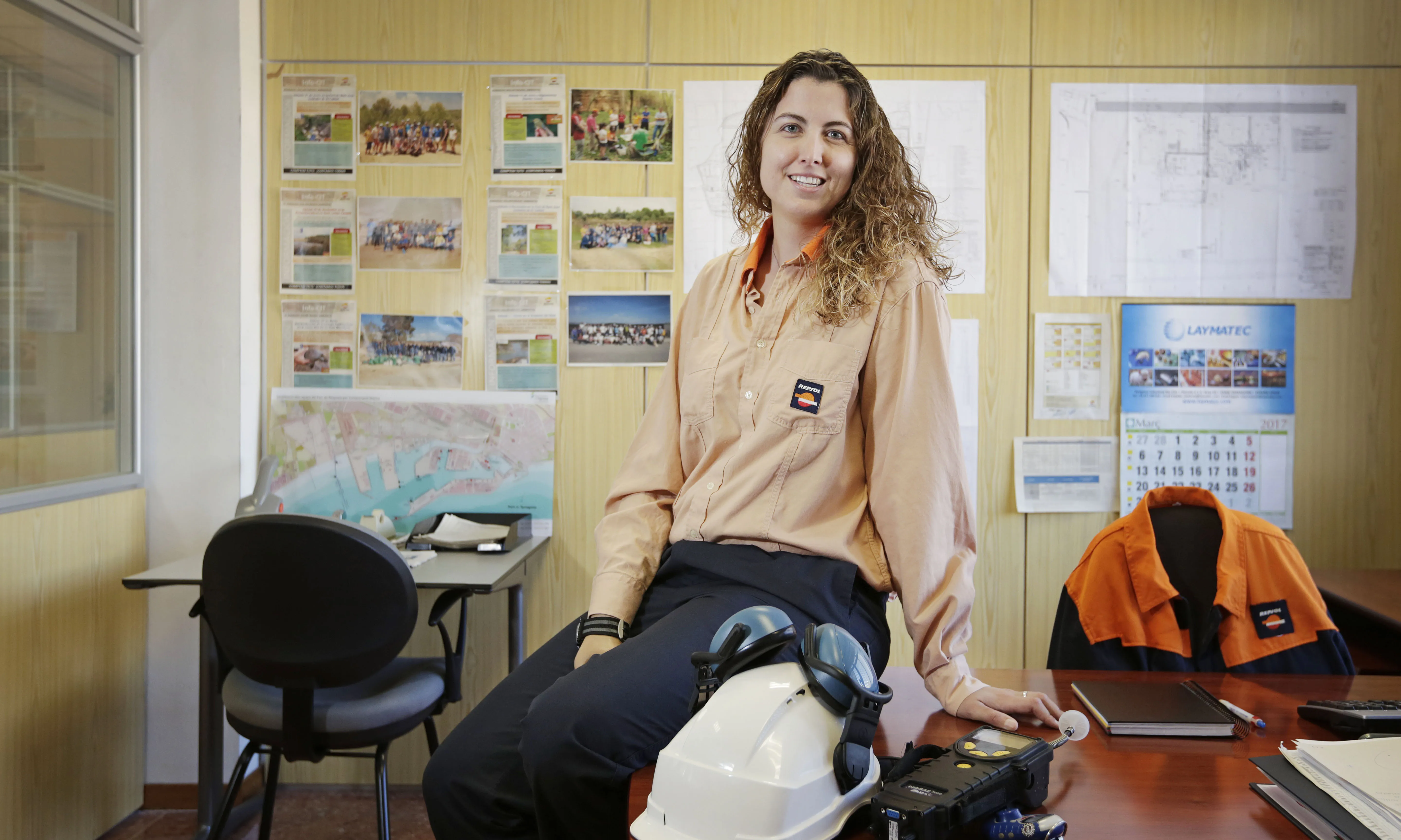 Lucía Pérez-Porro, treballadora de Repsol Tarragona i membre del seu programa de voluntariat.