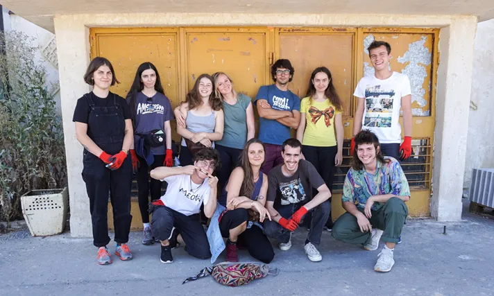 El David de Terrassa i el Lluc de Barcelona, de voluntariat a Polònia.