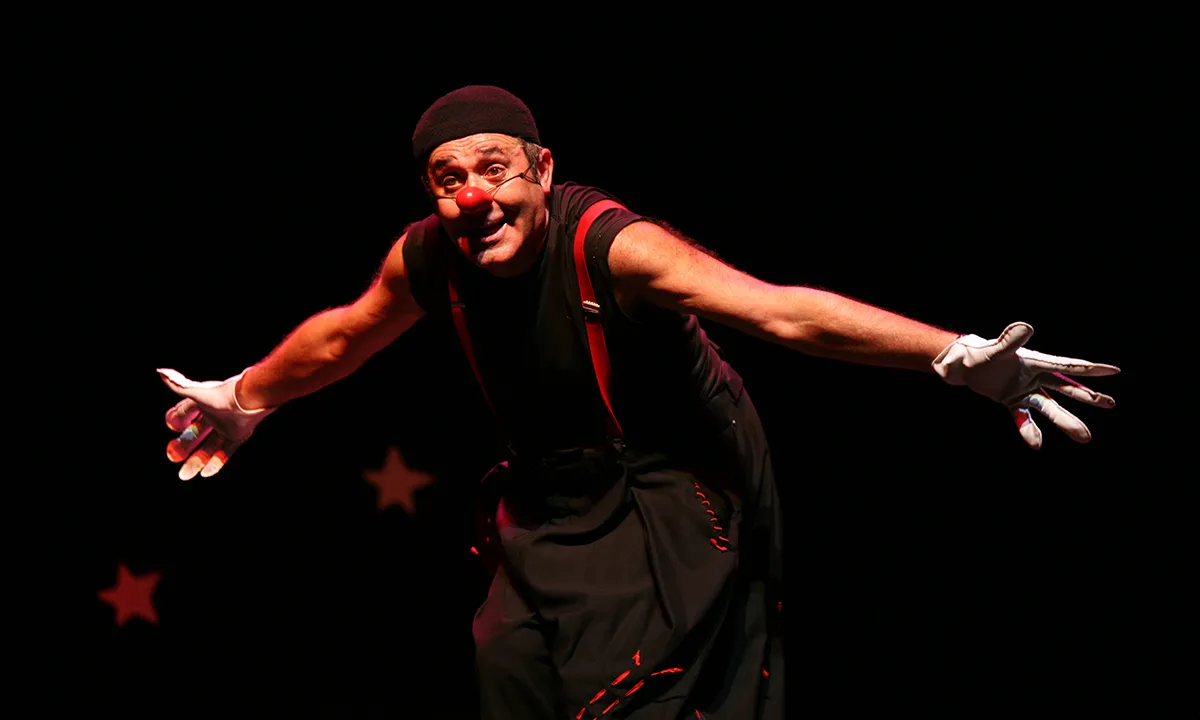 Marcel Gros, pallasso a 'La gran a...ventura'. 
