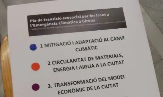El grup de treball va definir cinc horitzons a partir dels quals elaborar el Pacte de ciutat per la Transició Ecosocial.