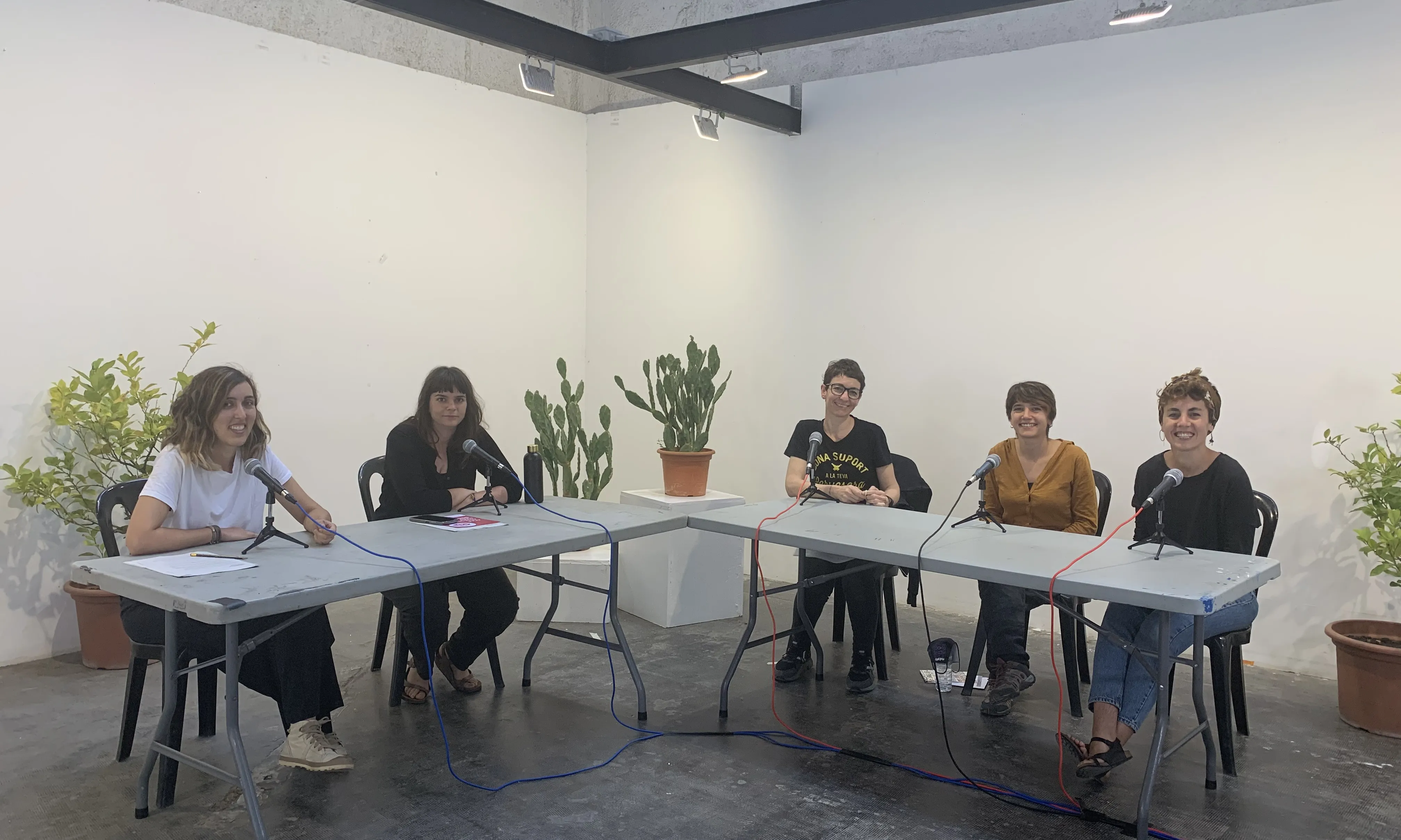 Les dues presentadores dels podcast 