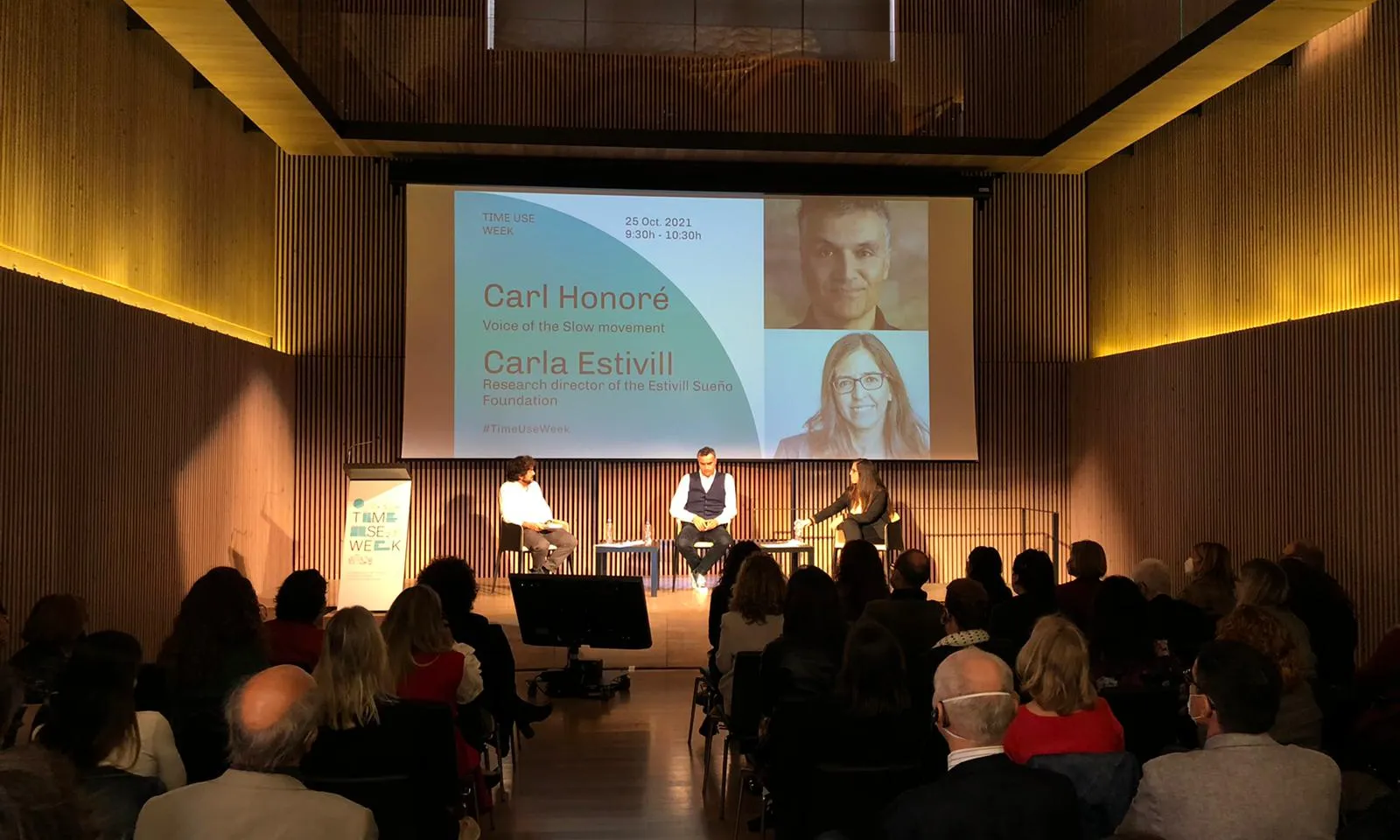 Conferència Time Use Week 2021 de Carl Honoré i Carla Estivill