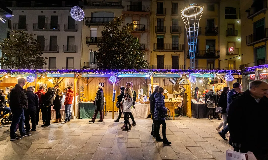 Imatge del Mercat de Nadal d'Olot.