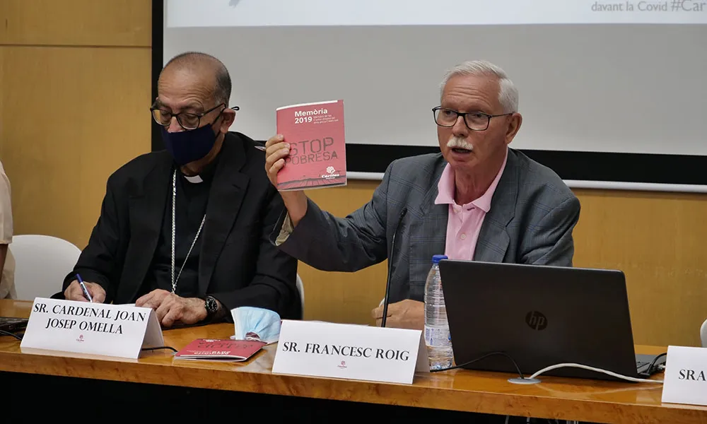 Francesc Roig, president de Càritas Catalunya, relaciona la campanya amb el portal on va néixer Jesús.