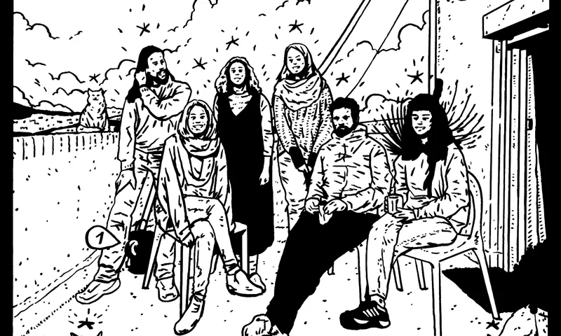 L'equip d'El Tinglado en una il·lustració.
