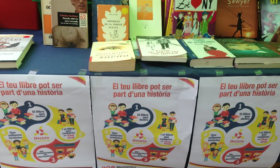 Els diners recaptats al Recicla Cultura es destinen als projectes educatius de la institució Escola Pia de Catalunya.