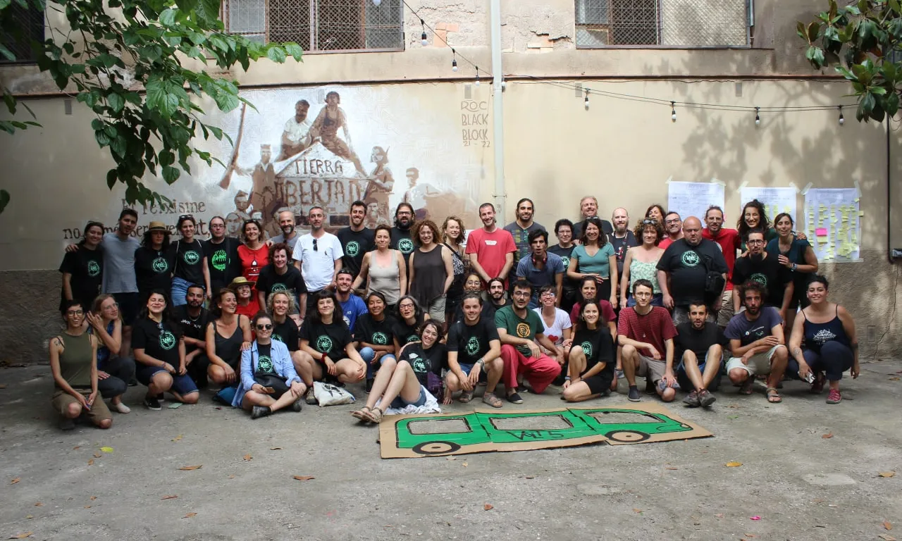 Grup de participants del Volt5 durant una de les parades.