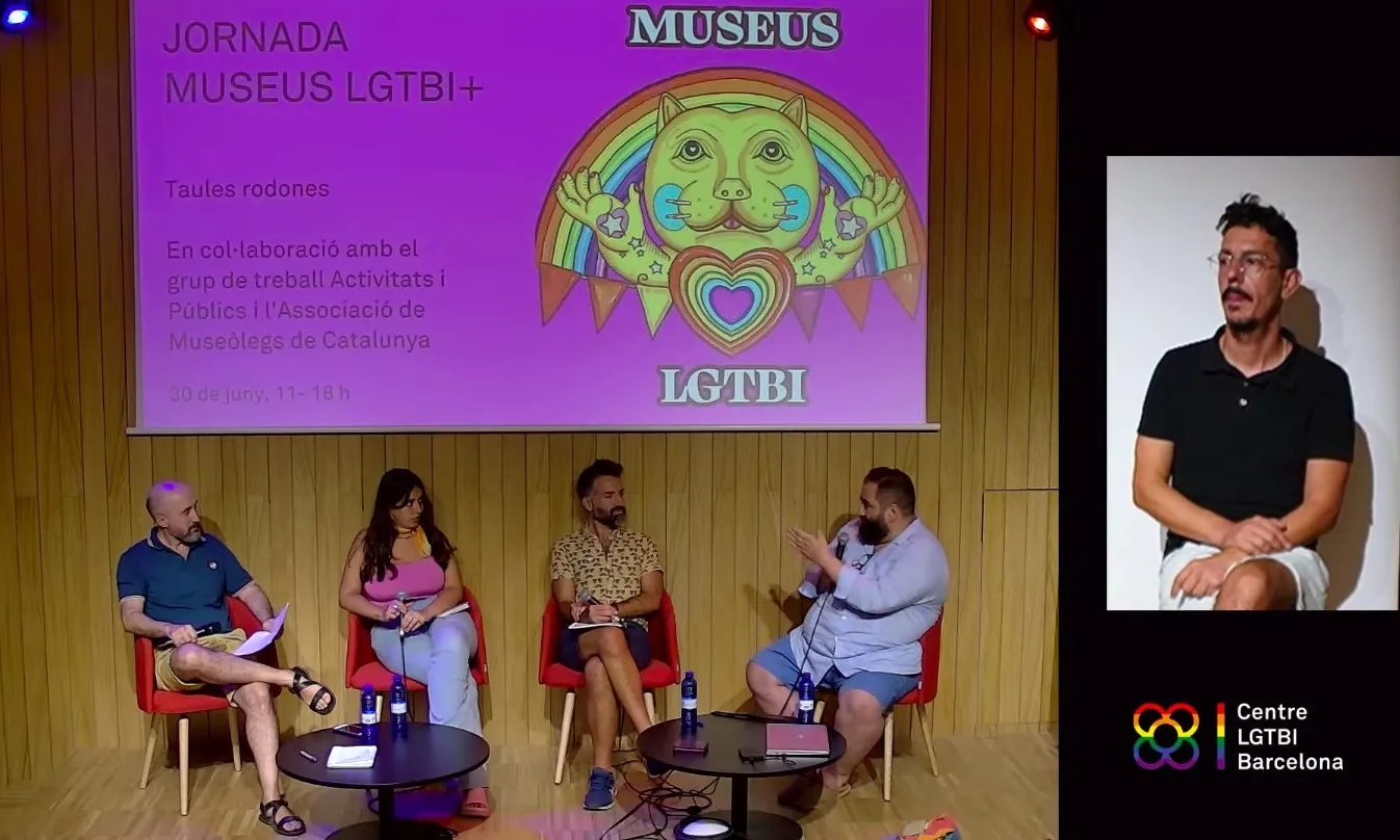 Una de les taules rodones de la jornada Museus LGTBI.