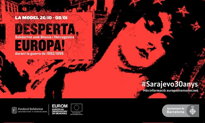 Exposició sobre la solidaritat de Barcelona amb Bòsnia