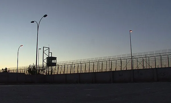La tanca de Melilla en una imatge d'arxiu.