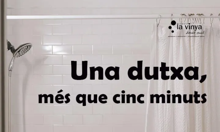 Cartell de la campanya de micromecenatge que ha engegat la Fundació La Vinya per obrir un nou servei per a persones sense llar.