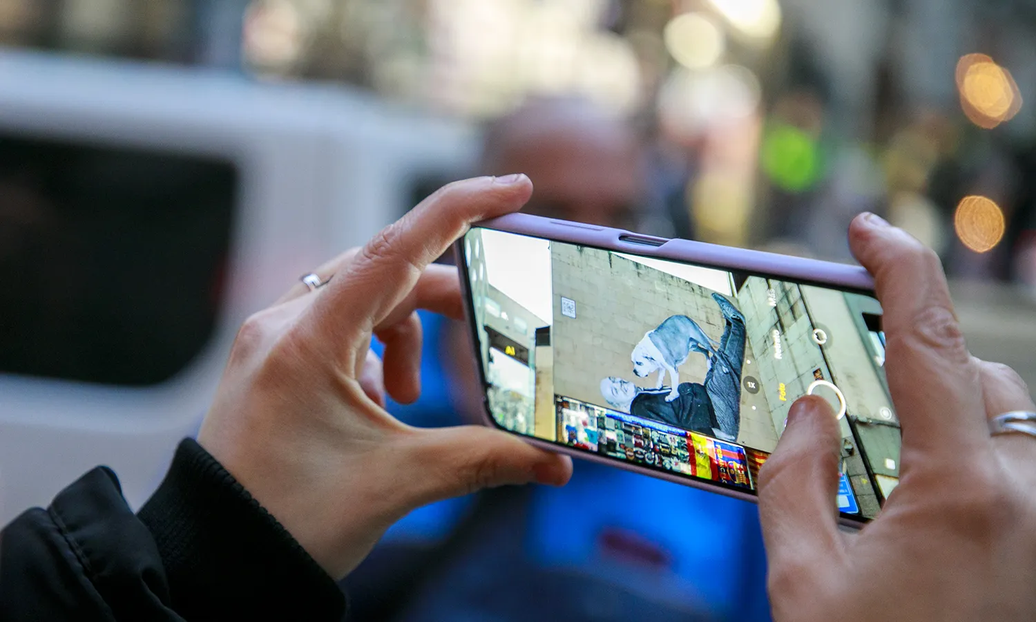 La imatge del Jaume Mengual a l'aparcament de Palau Nou. Font: Juan Lemus/Arrels Fundació. 