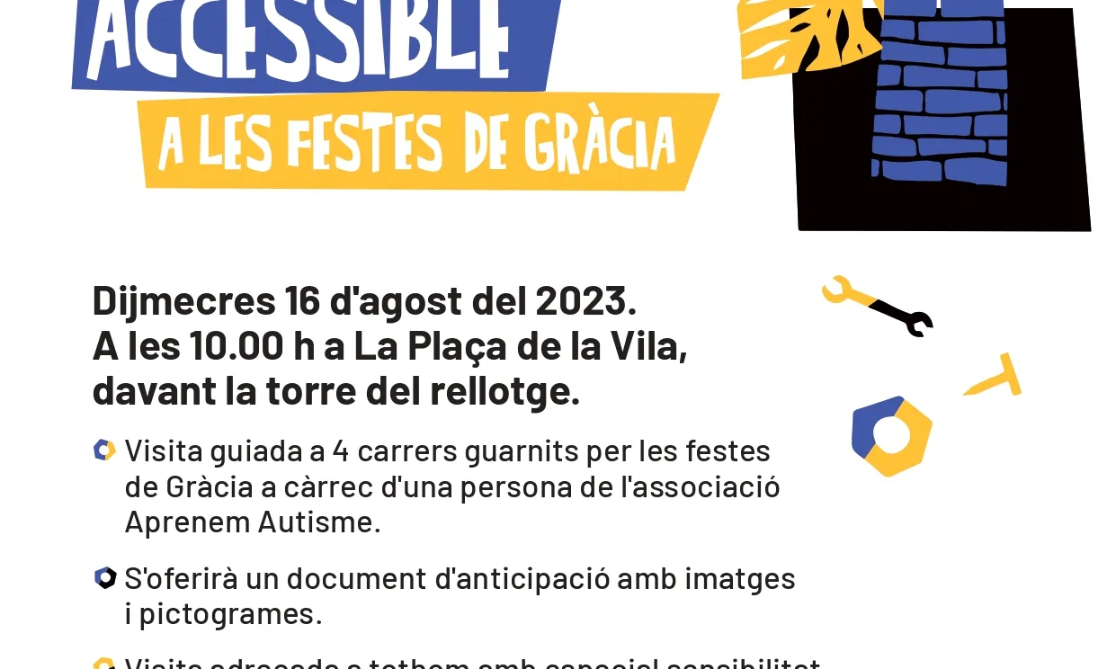Algunes entitats socials que acompanyen persones amb malalties participen en l'organització de les festes d'estiu.
