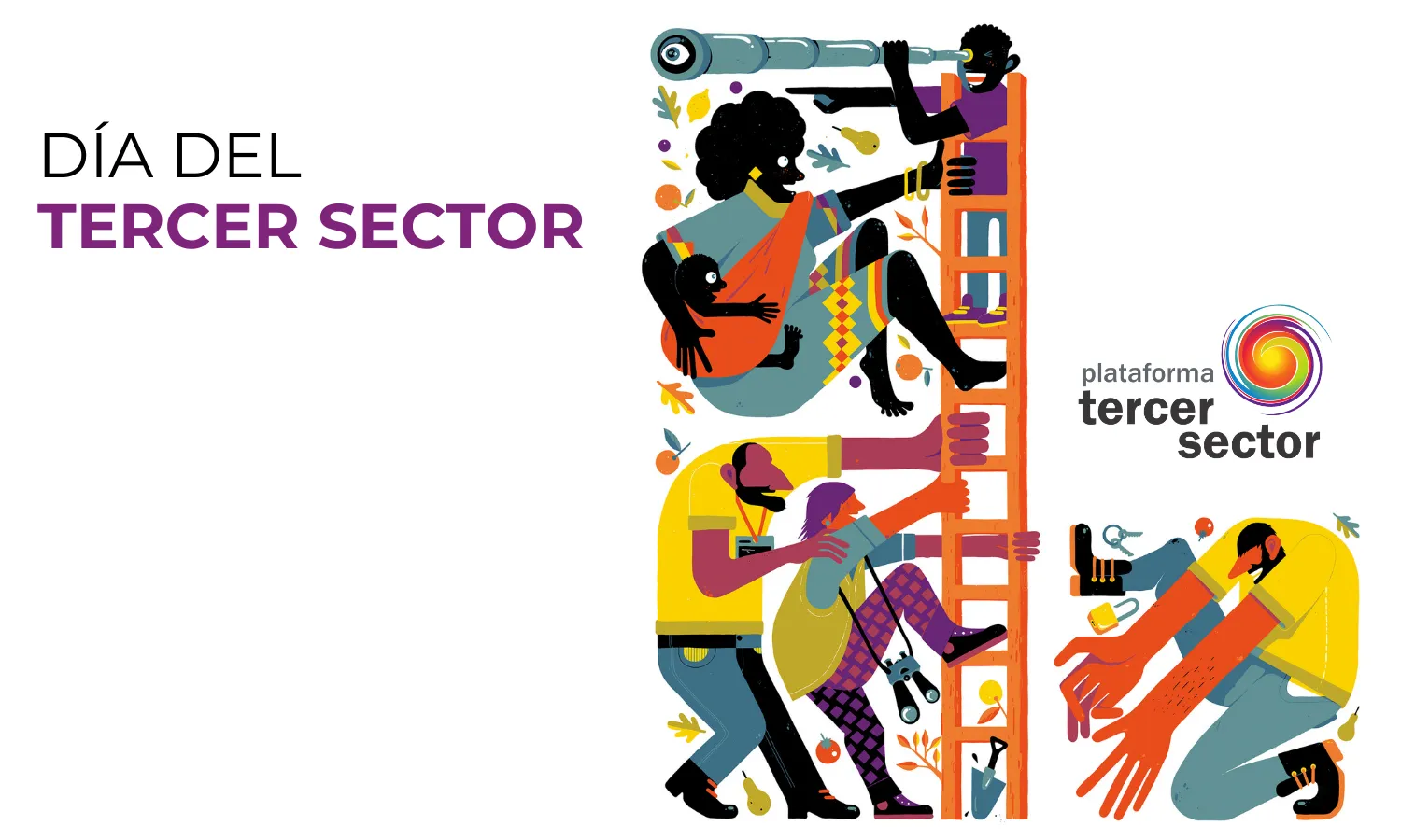 Aquest 9 d'octubre se celebra el Dia Nacional del Tercer Sector. Font: Plataforma Tercer Sector.