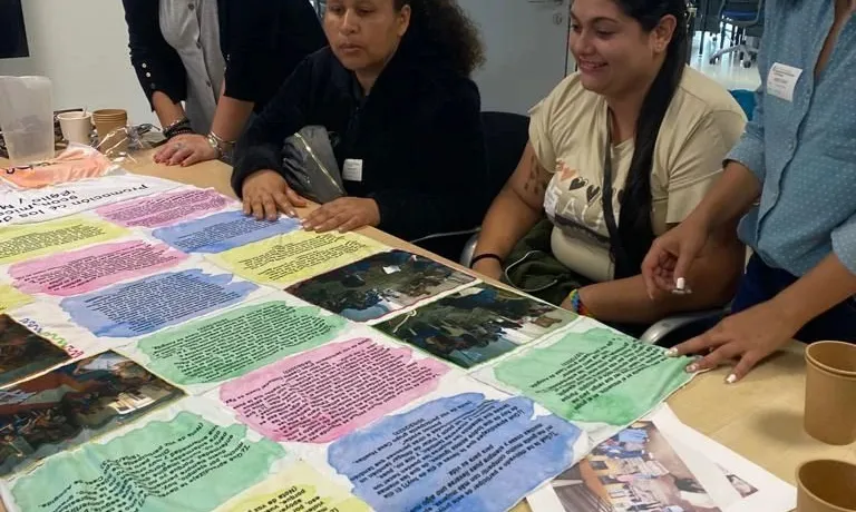 La Mónica és una de les tècniques que ha acompanyat el projecte d’intercooperació ‘Promoció dels drets i l’autonomia de les dones a Colòmbia’