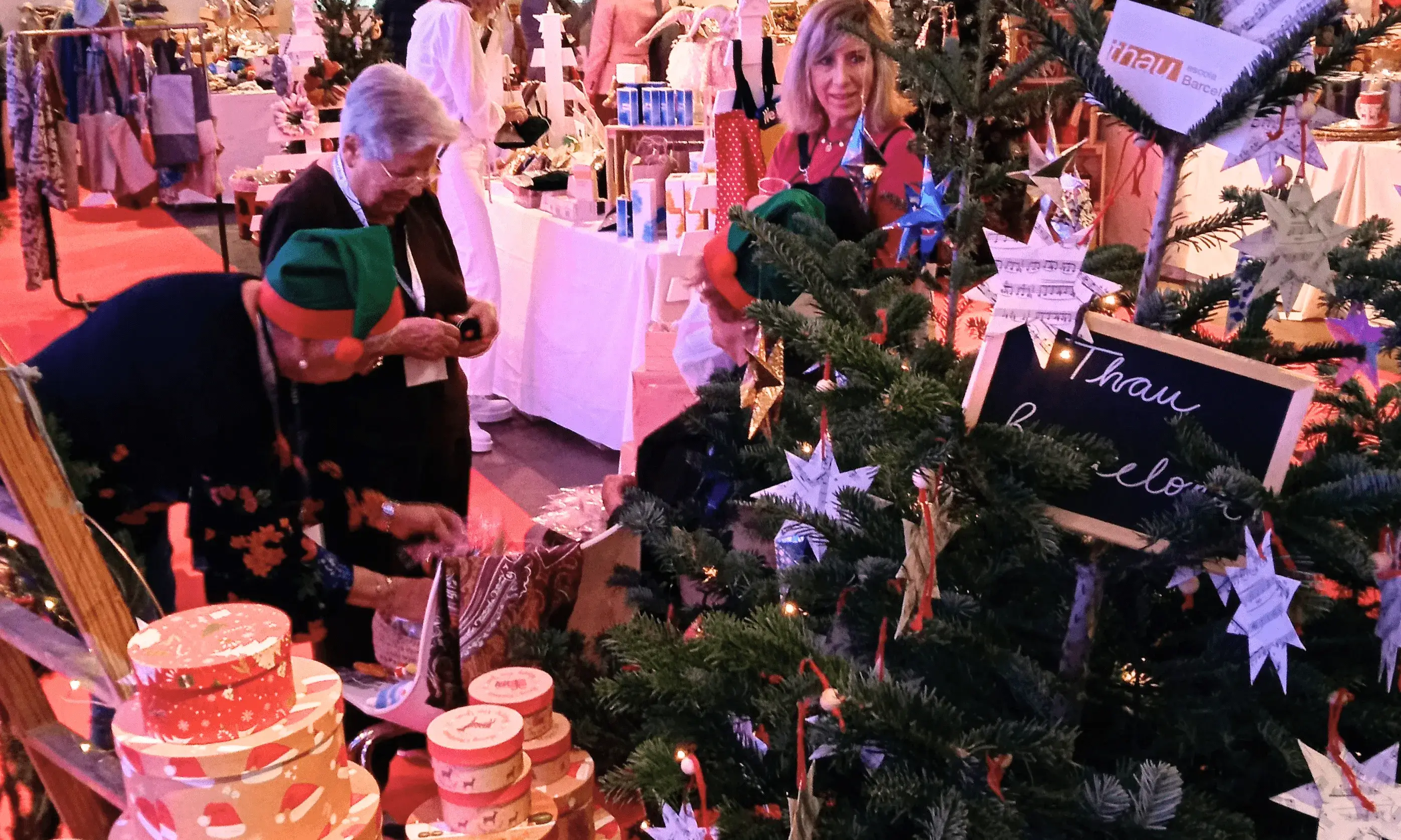 Una imatge del Mercat de Nadal Solidari de la Fundació Villavecchia de l'any passat.