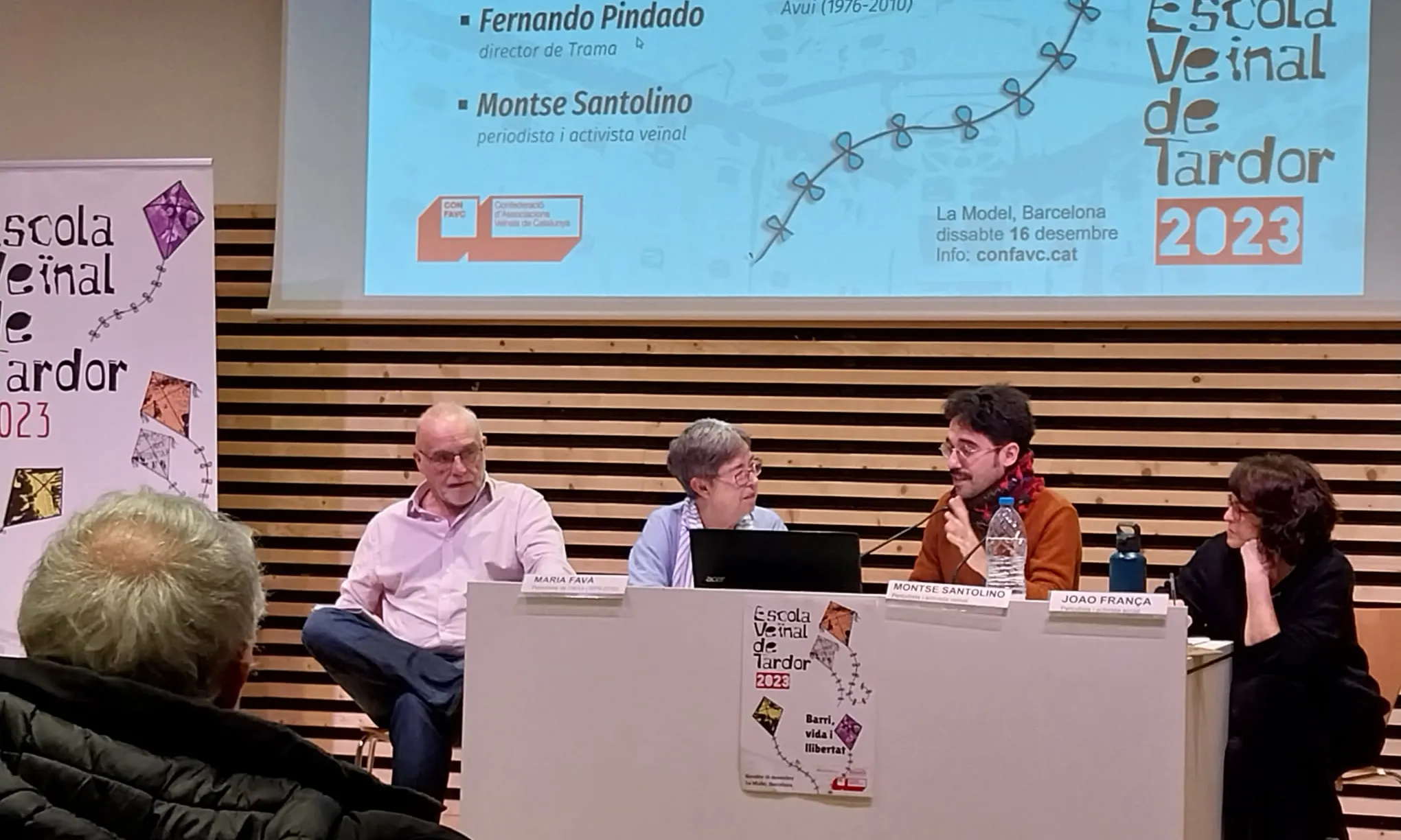 La jornada ha comptat amb quatre taules rodones, en les quals s'han abordat temes com l'urbanisme, la seguretat i els canals de participació política, entre d'altres.