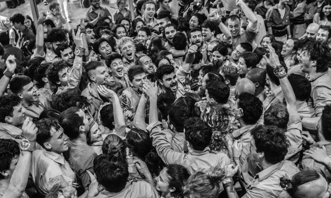 Els Trempats de la UPF en plena celebració.
