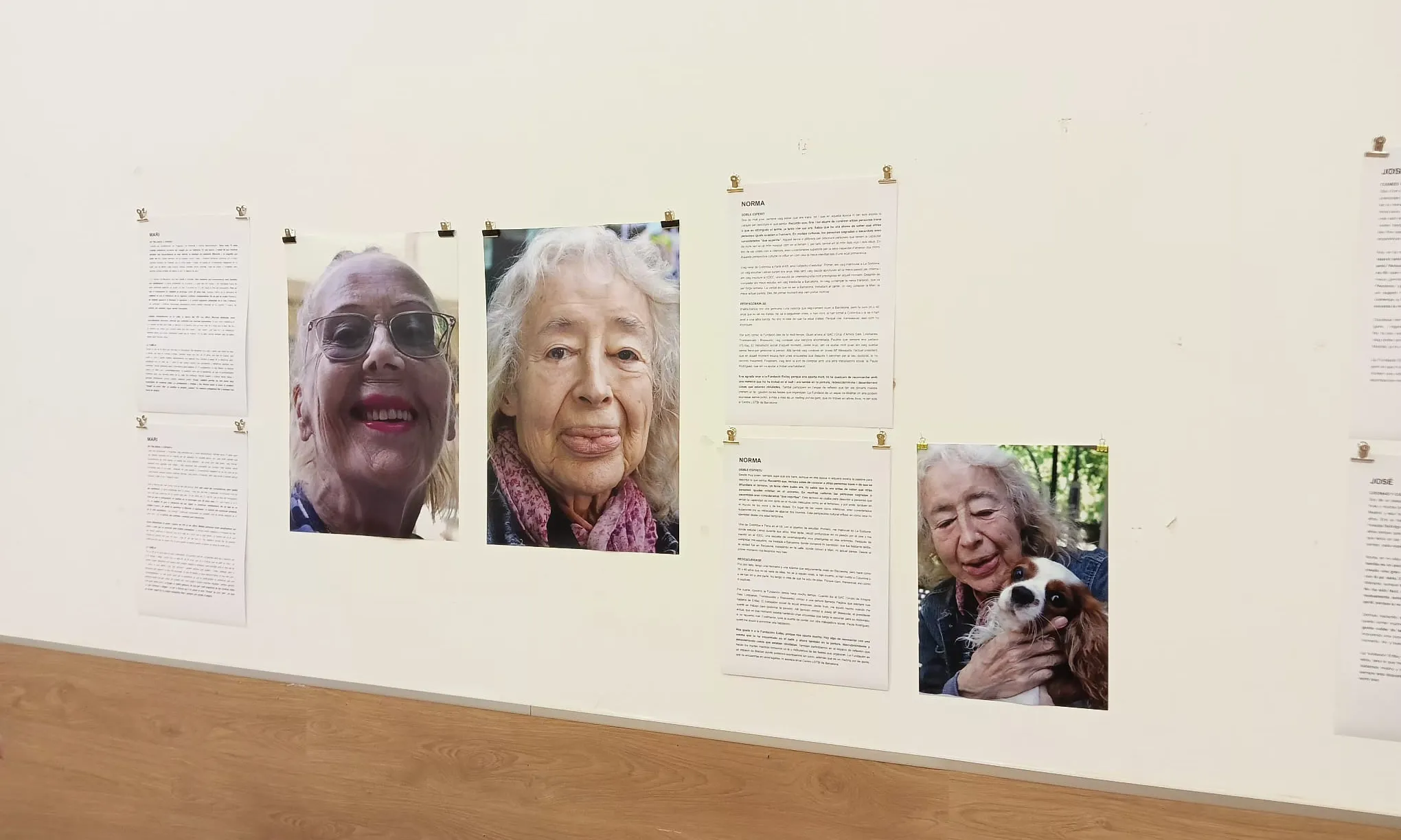 Una iniciativa de la Fundació Enllaç mitjançant retrats de l’artista Felipe Robles i entrevistes del voluntari Adri Bartolomé. Font: Fundació Enllaç