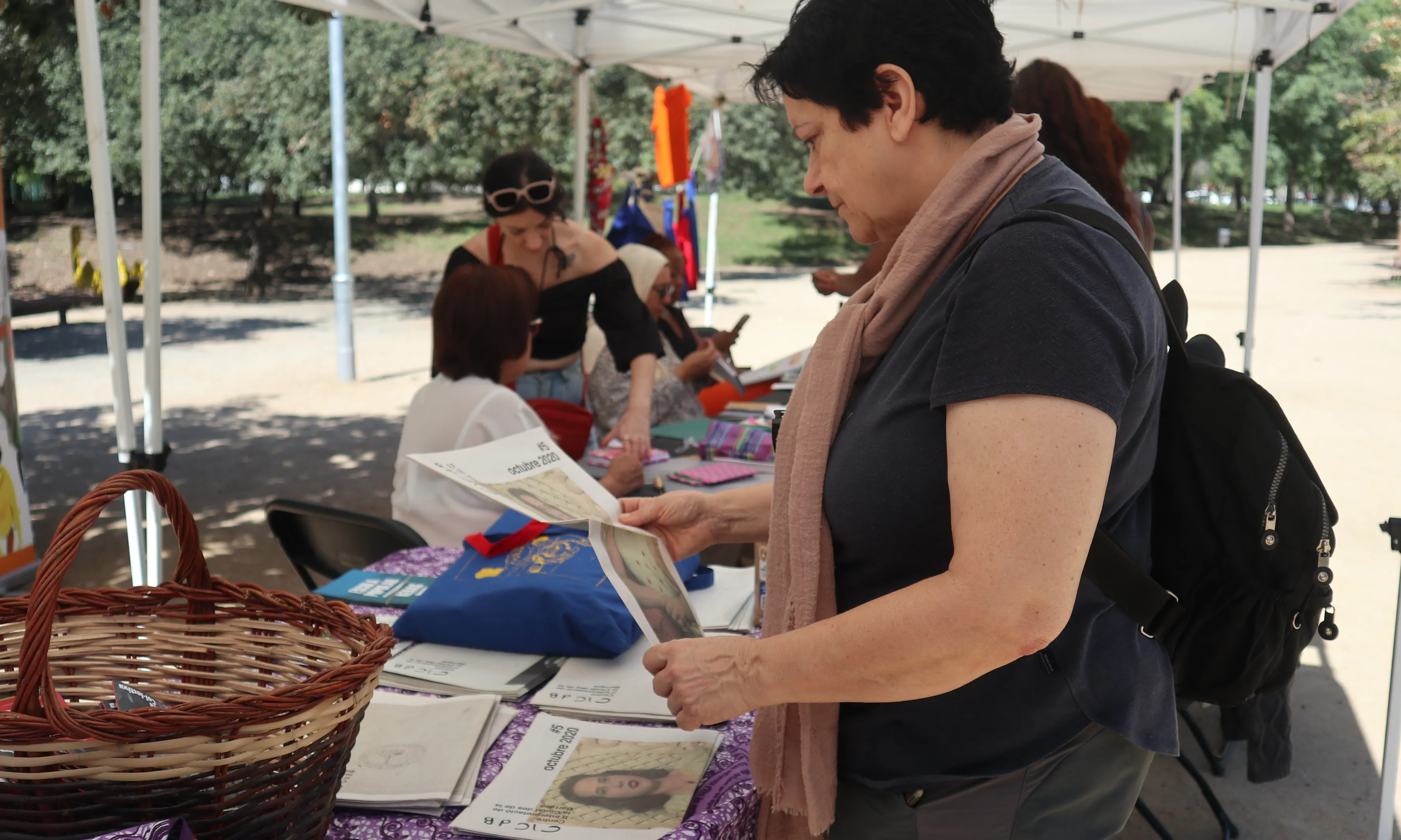 Fotografia de la Fira d'entitats ESS a la FESLH