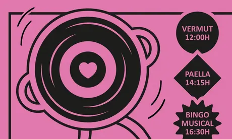 Cartell promocional paella solidària