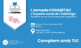I Jornada COHABITAC | L’impacte social de l’habitatge: Escoltem la veu de les persones llogateres