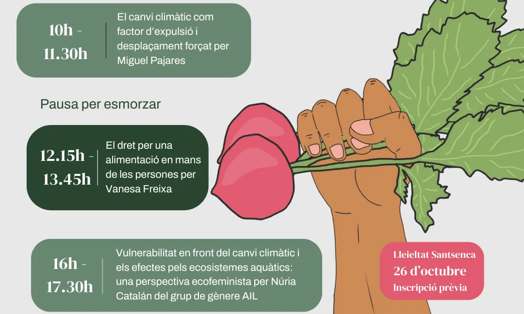 Cartell amb informació sobre les dates i les ponències del seminari 