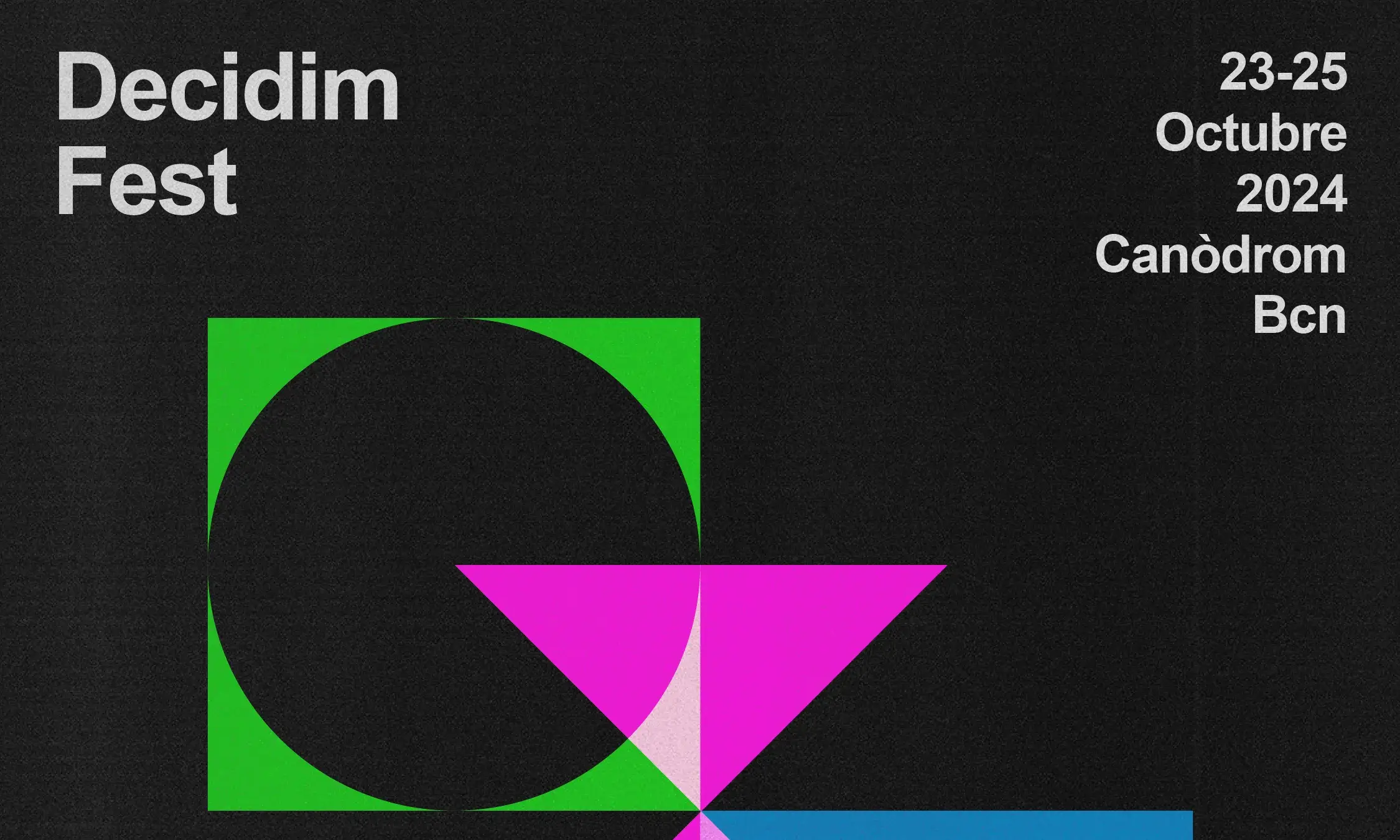 Cartell promocional del Decidim Fest