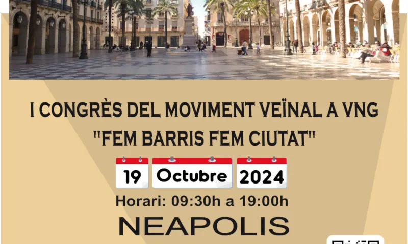 El moviment veïnal de Vilanova impulsa el I congrés