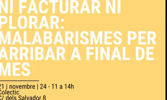 Cartell promocial de la xerrada