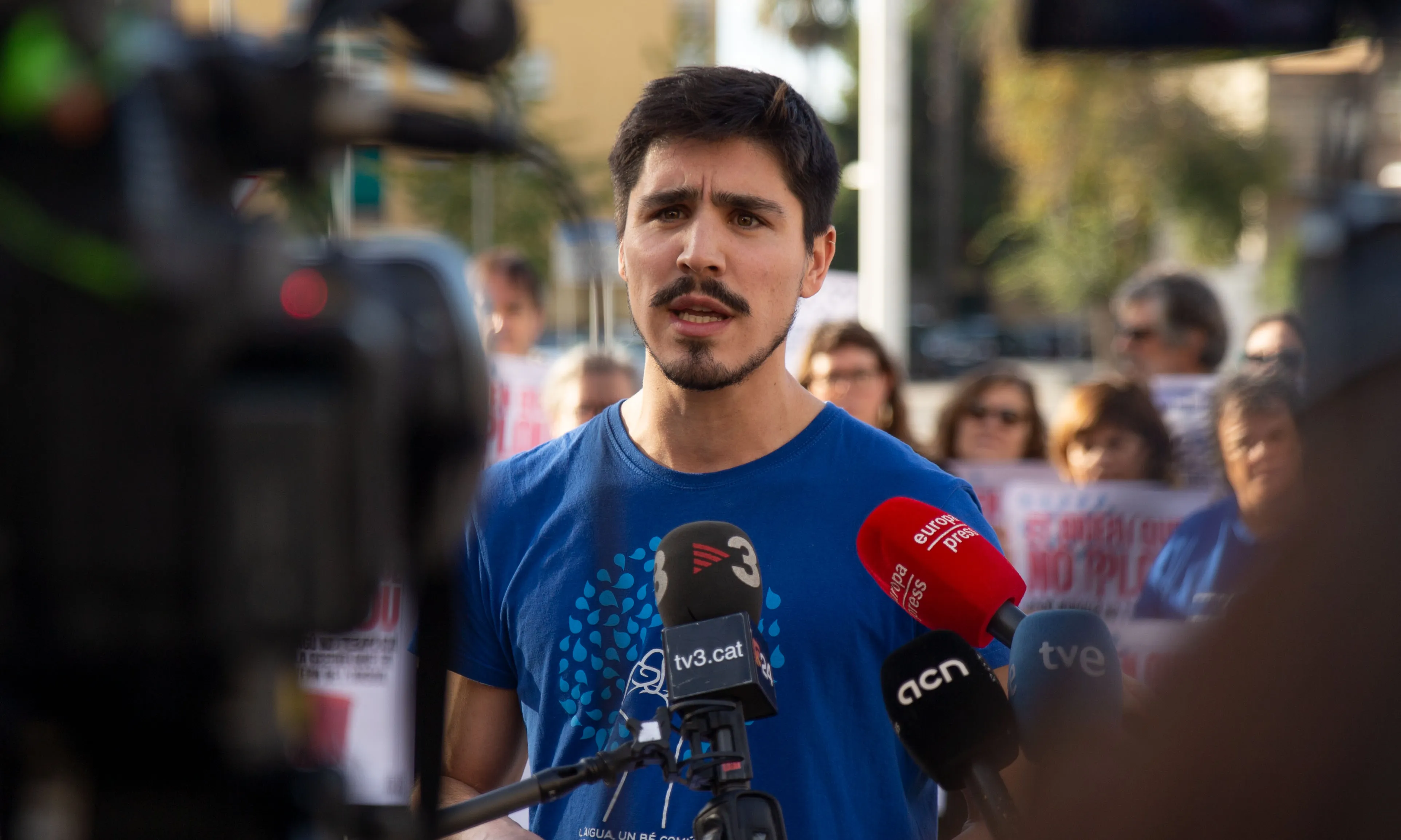 El Dante Maschio és un dels portaveus de la Cimera Social de l'Aigua.