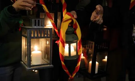 25 anys de la llum de la pau a catalunya