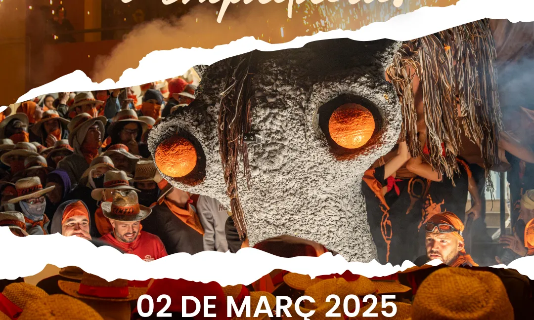 Cartell del Ball del Camell i l'Empaitaculs de Carnaval 2025