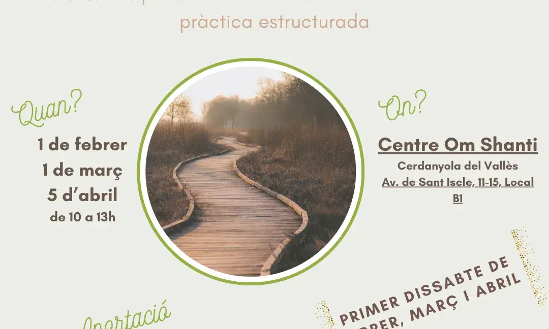 CURS: “La meditació, una eina per viure”