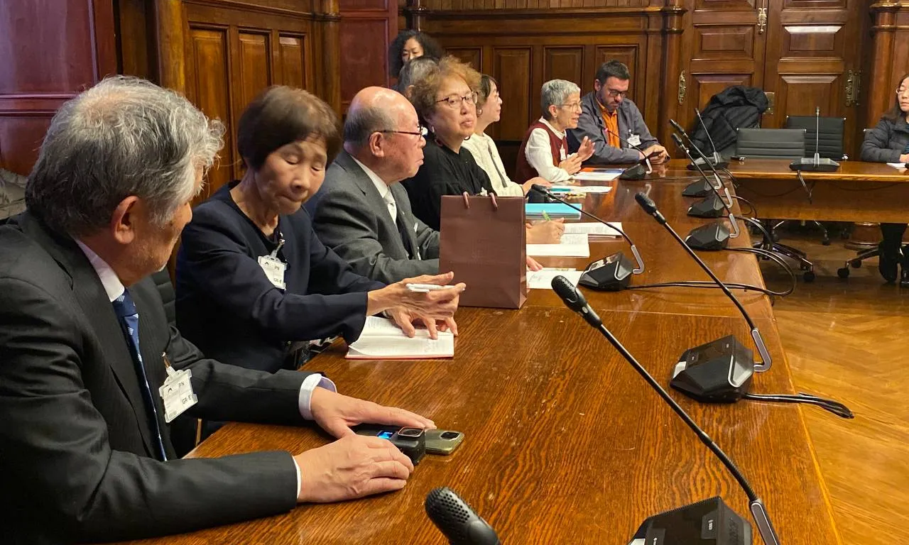 La delegació de Nihon Idankyo ha visitat l'Ajuntament, el Parlament i la Generalitat.