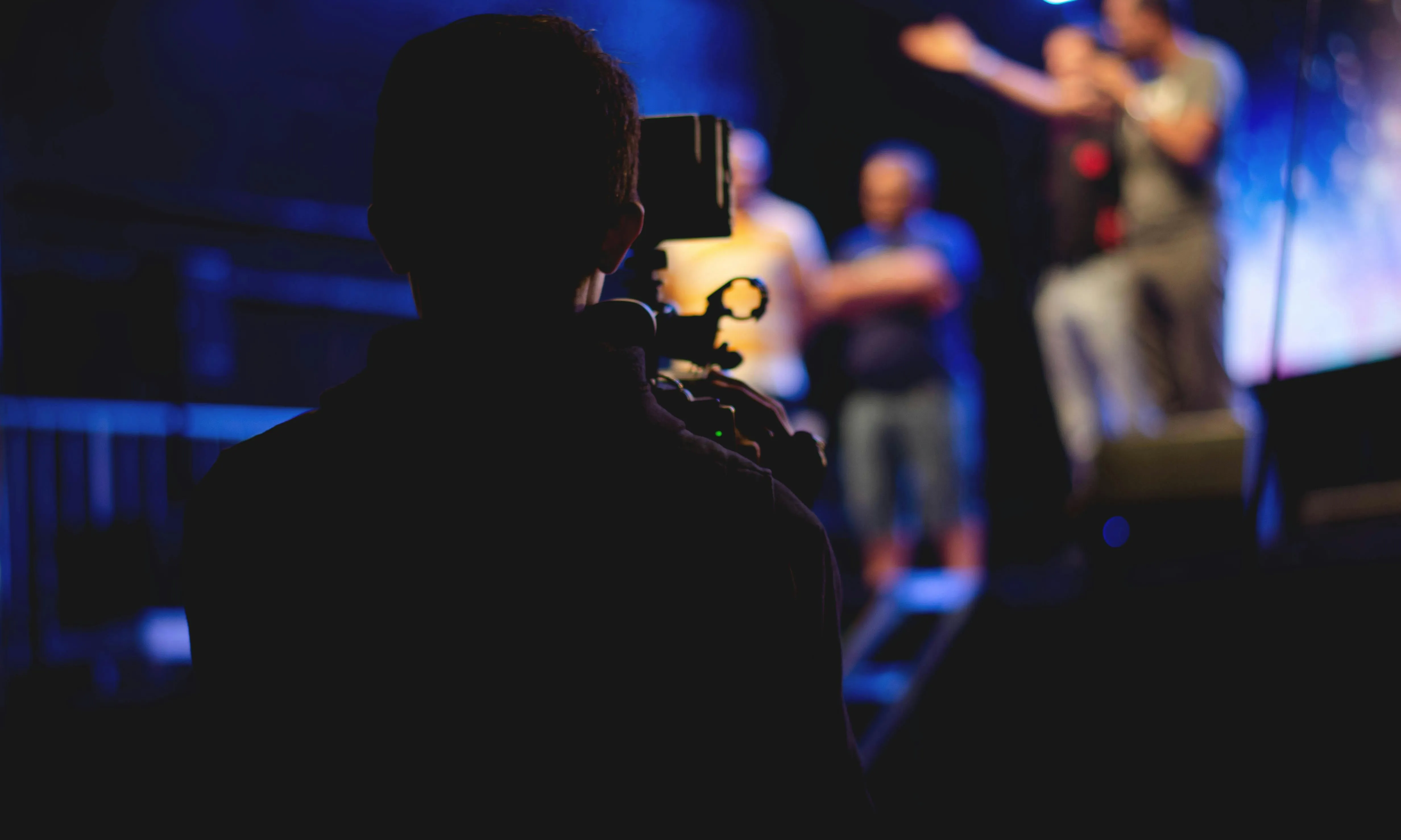 Càmera gravant un concert