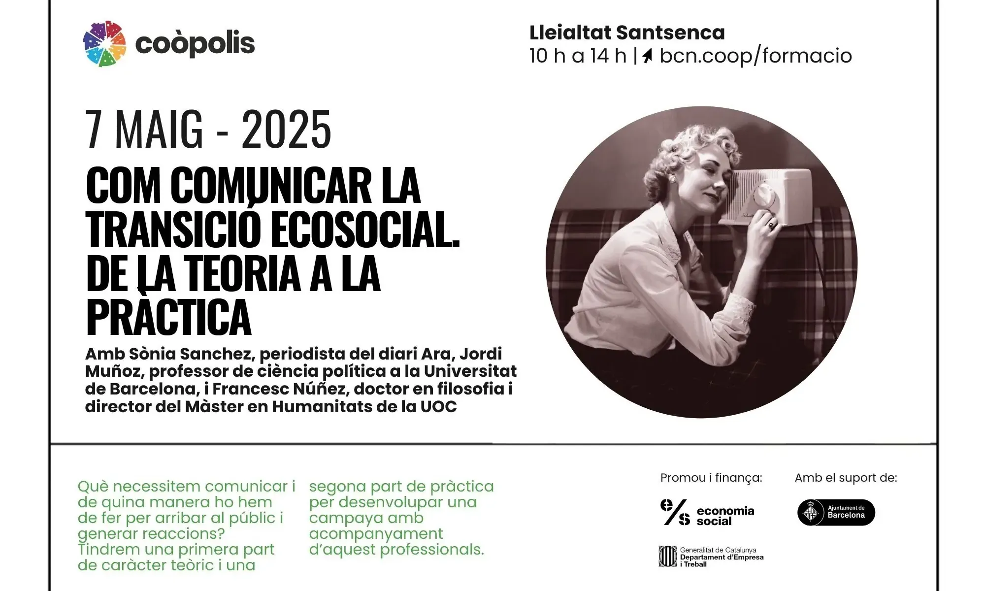 Com comunicar la transició ecosocial de la teoria a la pràctica