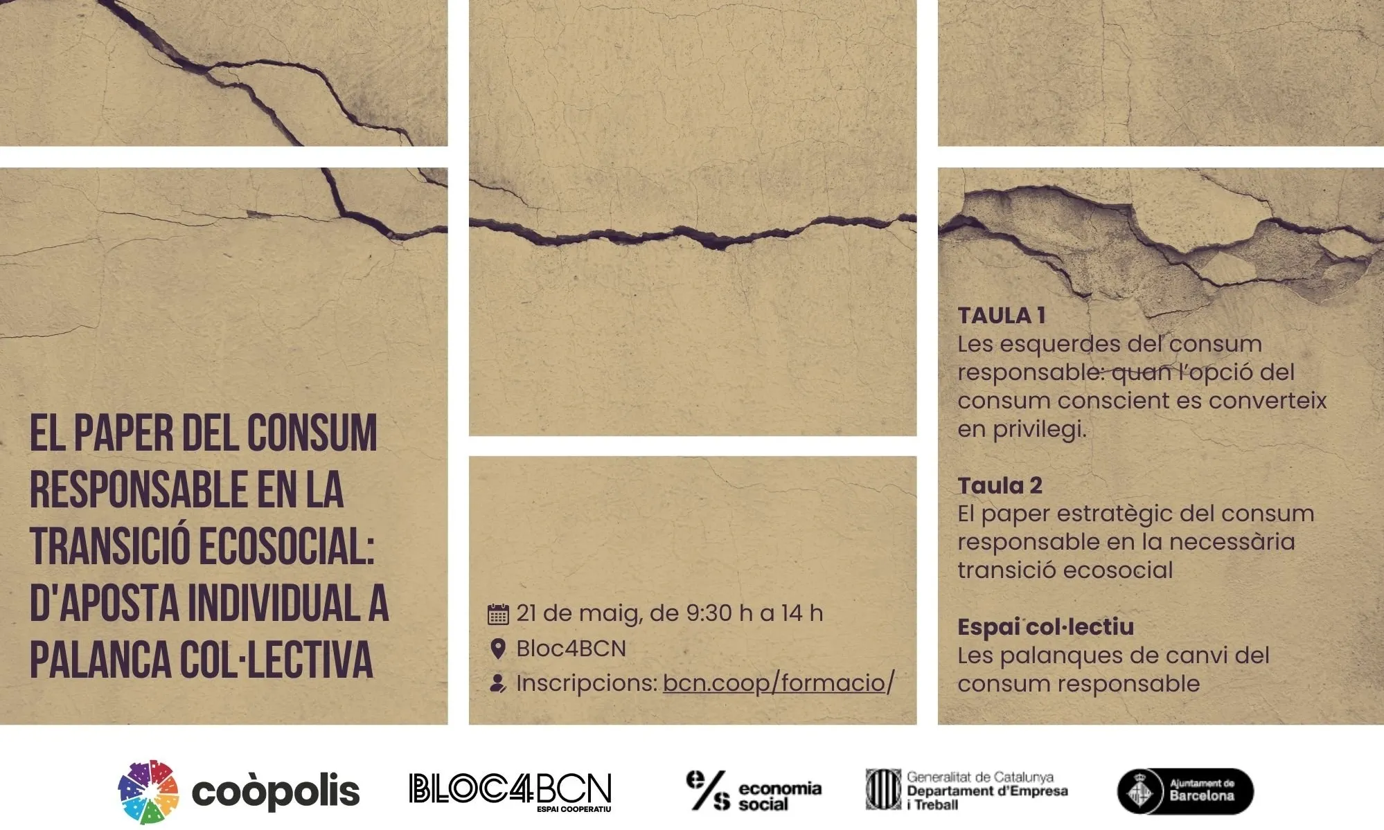 Cartell informatiu de la jornada