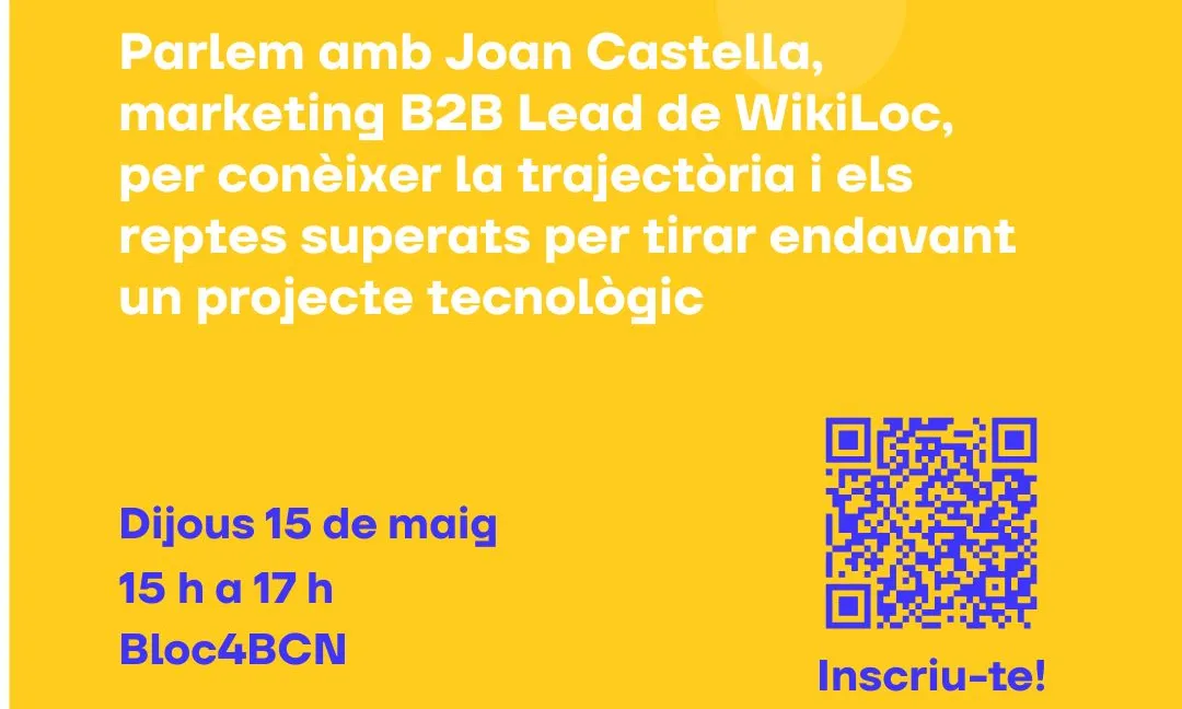 Cartell amb informació de la sessió com el títol, la data i altres