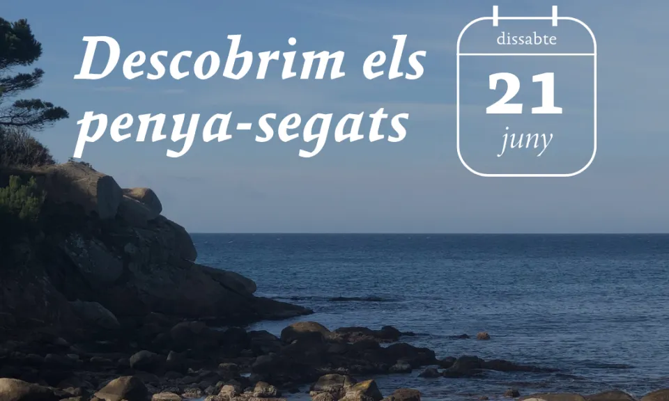 Cartell de la caminada ‘Descobreix els penya-segats’