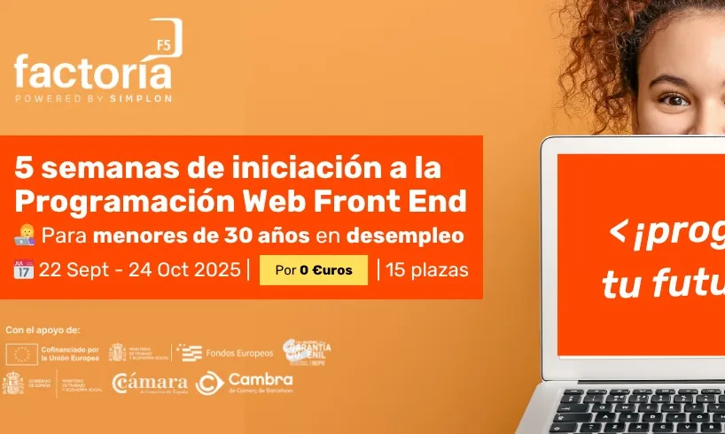  Entra al món de la programació en 5 setmanes GRATIS