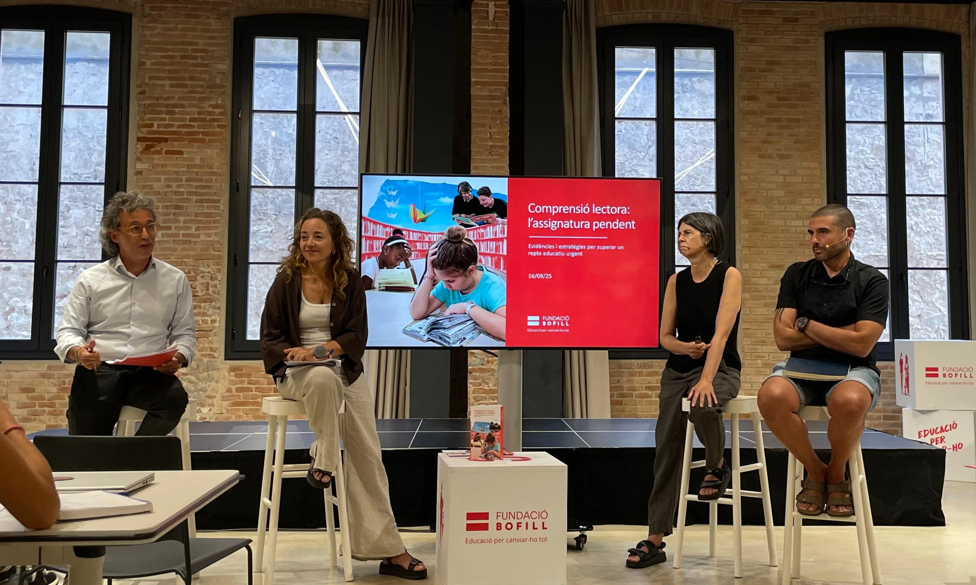 Presentació de l'acte de la Fundació Bofill