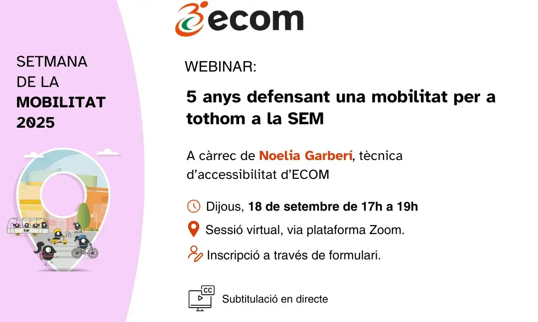 Flyer promocional del webinar