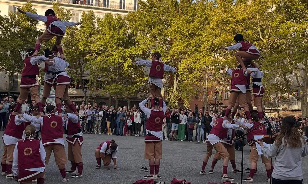 Un moment del 37è Aplec Internacional d'Adifolk a Bastia.