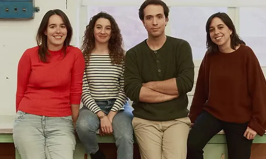 L'equip de Nadir. D'esquerra a dreta, Clàudia Barberà, Clàudia Aragon, Eloi Sánchez i Cordelia Alegre.