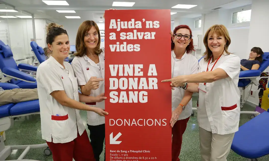 Donació de Sang a l'Hospital Clínic de Barcelona