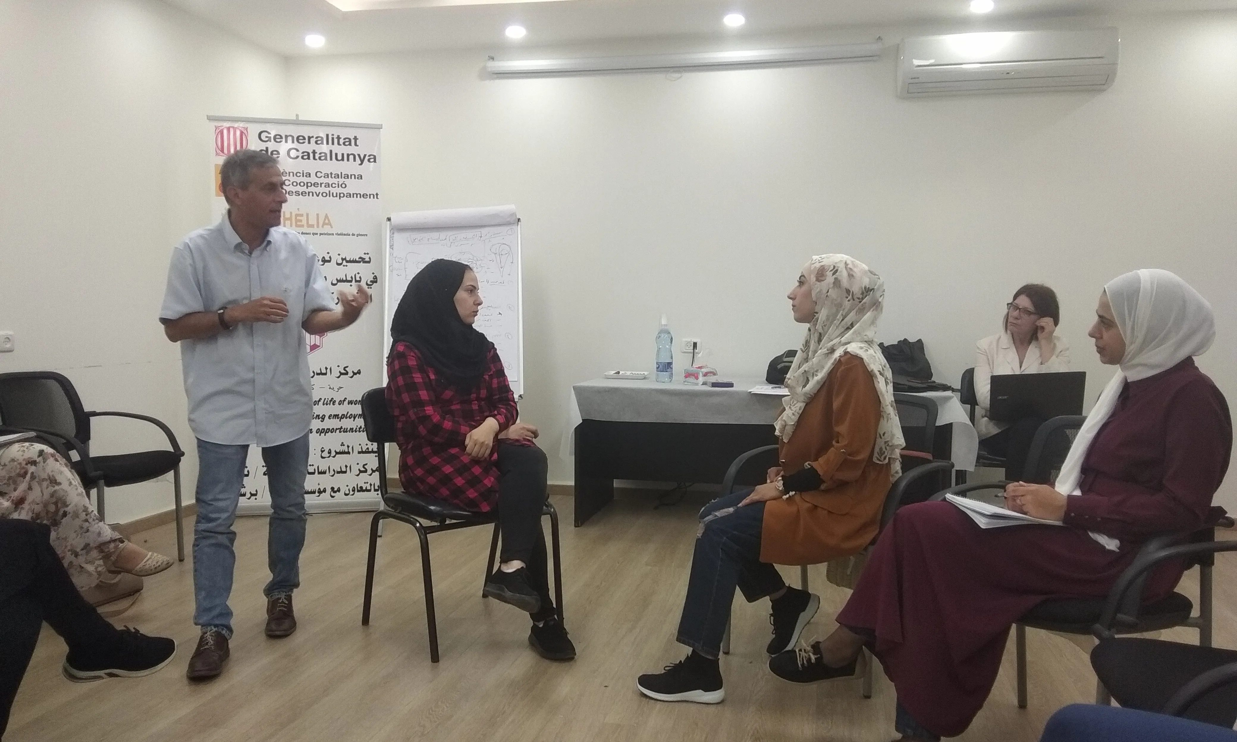 L’associació Hèlia dona suport a dones i infants palestines. Font: Associació Hèlia