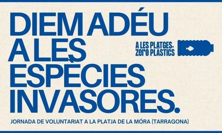 Cartell oficial de l'activitat 'Diem adéu a les espècies invasores'.